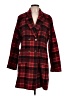 I. Joah 100% Polyester Plaid Red Coat Size L - photo 1