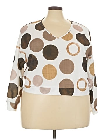 Emery Rose 3/4 Sleeve Blouse (view 1)
