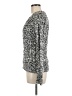 City Unltd Animal Print Silver Pullover Sweater Size M - photo 5