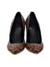 Ann Taylor LOFT Animal Print Brown Heels Size 8 - photo 2