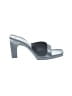 Gucci Color Block Gray Black Patent Leather Sandals Size 6 - photo 1