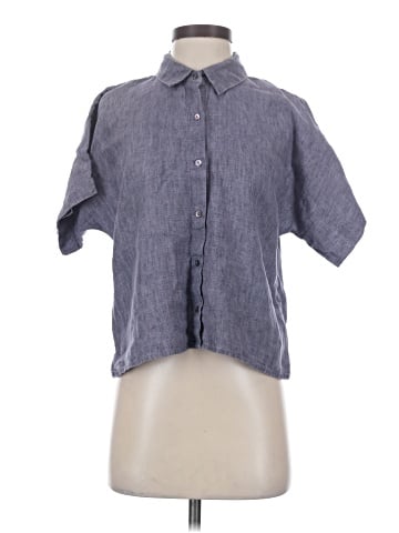 Eileen Fisher Short Sleeve Button-Down Shirt (view 1)