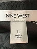 Nine West 100% Polyester Metallic Silver Formal Skirt Size L - photo 4