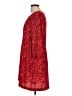 Cooperative 100% Polyester Hearts Red Casual Dress Size L - photo 5