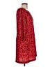 Cooperative 100% Polyester Hearts Red Casual Dress Size L - photo 4