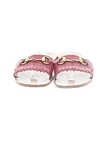 Gucci Fringe Horsebit Flat Sandals (view 2)