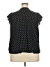 Old Navy 100% Rayon Polka Dots Black Short Sleeve Blouse Size XXL - photo 2