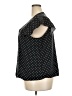 Old Navy 100% Rayon Polka Dots Black Short Sleeve Blouse Size XXL - photo 5