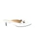 Hermès White Vintage Leather Brogue Mules Size EU 37 - photo 1