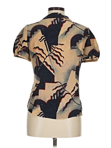 Ralph Lauren Short Sleeve Silk Top (view 2)