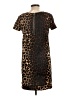 Bar III Animal Print Brown Casual Dress Size L - photo 2