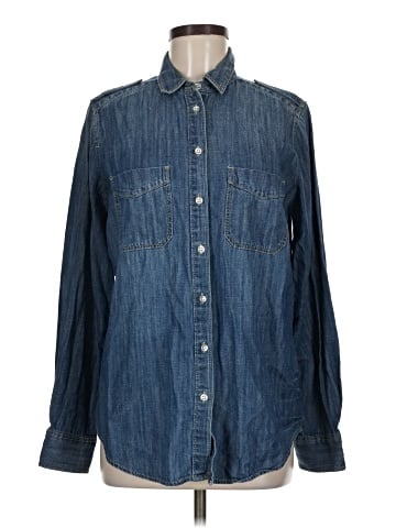Express Long Sleeve Button-Down Shirt (view 1)