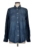 Express Blue Long Sleeve Button-Down Shirt Size M - photo 1