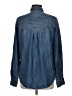 Express Blue Long Sleeve Button-Down Shirt Size M - photo 2