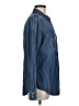 Express Blue Long Sleeve Button-Down Shirt Size M - photo 4