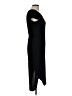 Popular Basics Solid Black Casual Dress Size L - photo 4
