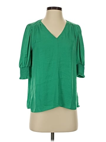 Maison d' Amelie 3/4 Sleeve Blouse (view 1)