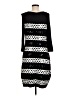 Madison Stripes Black Casual Dress Size M - photo 2