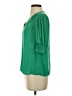 Maison d' Amelie 100% Polyester Green 3/4 Sleeve Blouse Size S - photo 5