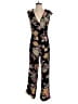 Mlle Gabrielle Floral Black Jumpsuit Size S - photo 1