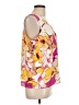 Nine West 100% Polyester Yellow Sleeveless Blouse Size L - photo 4