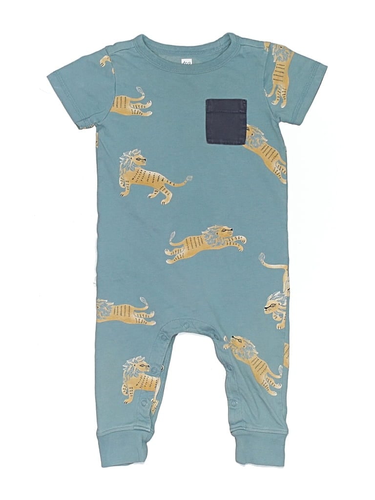 Pre-owned Tea Kids' Short Sleeve Onesie In L