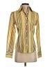 ETRO Stripes Yellow Long Sleeve Blouse Size EU (IT) 40 / US 4 - photo 1