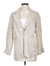 Lusana 100% Linen Tan Ivory Blazer Size S - photo 1