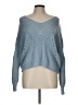 Moon & Madison 100% Acrylic Blue Pullover Sweater Size L - photo 1