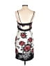 BCBG Paris 100% Polyester Print White Cocktail Dress Size 8 - photo 2