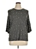 Neiman Marcus Stars Gray Pullover Sweater Size XL - photo 1