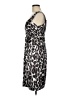 Kay Unger 100% Polyester Animal Print Gray Cocktail Dress Size 8 - photo 5