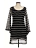 Mechant Chevron-herringbone Black Casual Dress Size M - photo 1