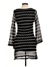 Mechant Chevron-herringbone Black Casual Dress Size M - photo 2