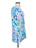 Lilly Pulitzer Blue 3/4 Sleeve Blouse Size XXS - photo 4