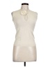 Lanvin Ivory Sleeveless Blouse Size M - photo 1