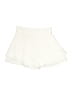 Lavender Brown 100% Polyester Solid Ivory Skort Size S - photo 1