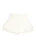 Lavender Brown 100% Polyester Solid Ivory Skort Size S - photo 2