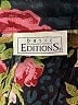 Basic Editions 100% Rayon Floral Black Casual Skirt Size M - photo 4