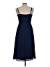 Socialite 100% Polyester Solid Blue Cocktail Dress Size L - photo 2