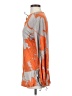 Karina Grimaldi 100% Silk Orange Long Sleeve Silk Top Size S - photo 5