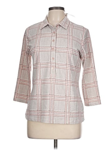 J. McLaughlin 3/4 Sleeve Button-Down Shirt (view 1)
