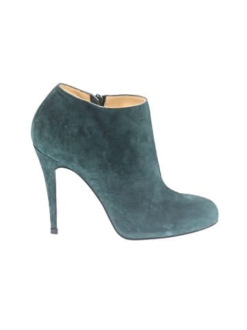 Christian Louboutin Suede Belle Booties 100mm (view 1)