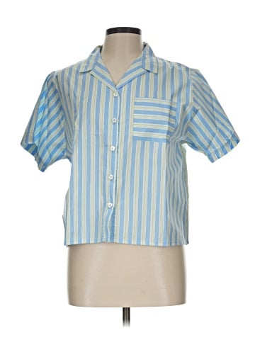 Lusana Short Sleeve Button-Down Shirt (view 1)