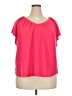 Crown & Ivy Pink Short Sleeve Top Size XXL - photo 1
