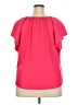 Crown & Ivy Pink Short Sleeve Top Size XXL - photo 2