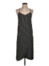 Tibi 100% Polyester Stripes Gray Casual Dress Size 2 - photo 1