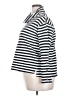 St. John's Bay 100% Cotton Stripes White Turtleneck Sweater Size XXL - photo 5