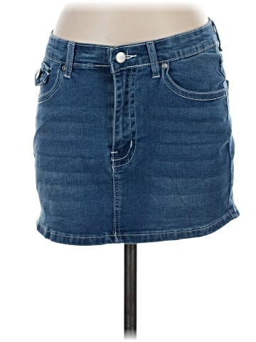 Shein Denim Skirt (view 1)
