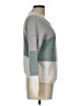 Pink Republic Color Block Gray Pullover Sweater Size 10 - photo 4